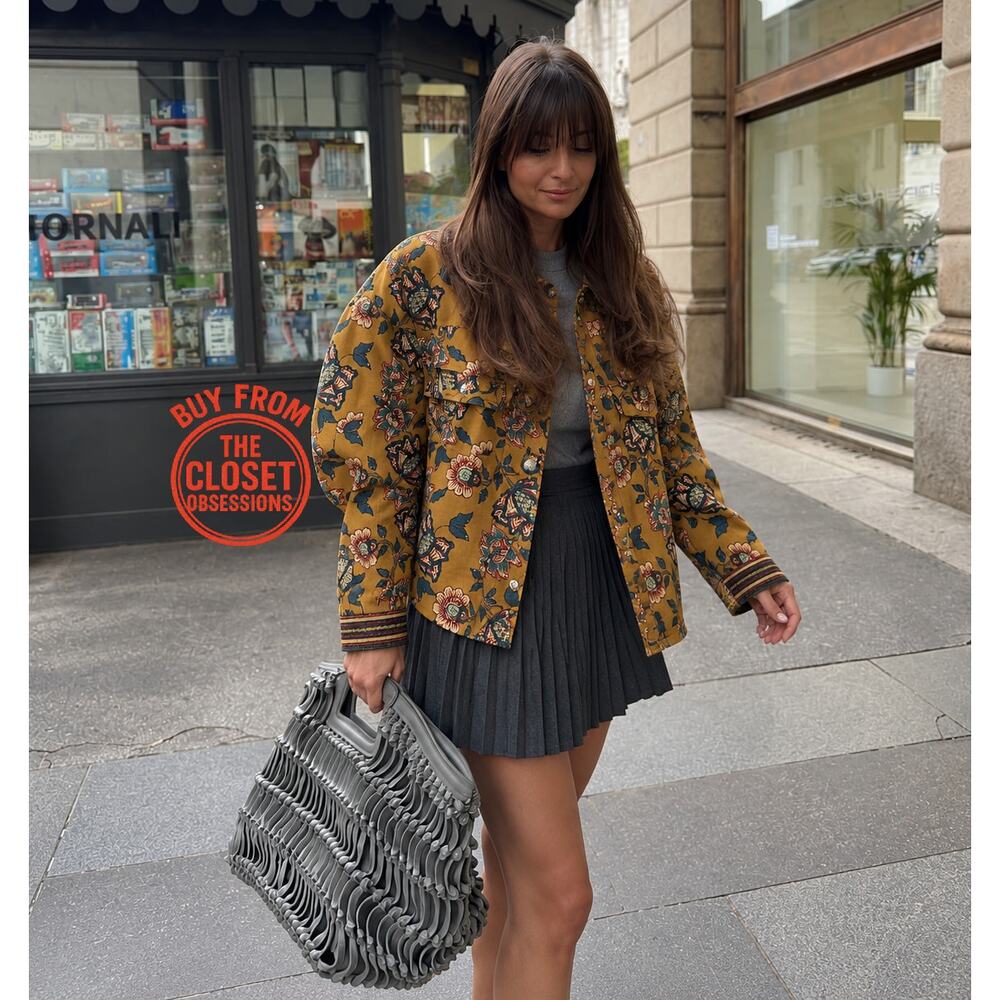 Zara Western Boho Floral Jacket NWT - Picture 7 of 16